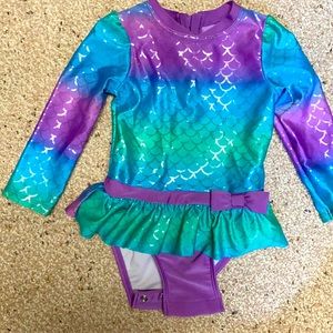 Cat & Jack Mermaid swimsuit. Size 2T